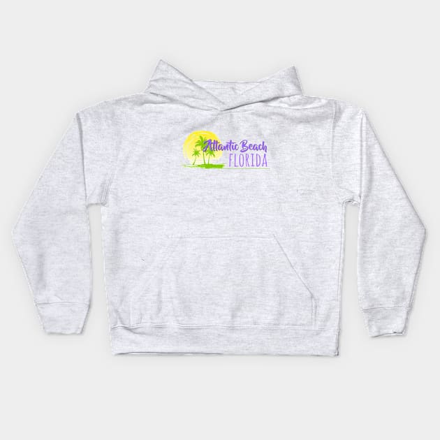 Life's a Beach: Atlantic Beach, Florida Kids Hoodie by Naves